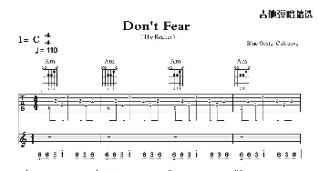 Don't Fear_歌曲简谱_词曲:Blue Oyster Cult cover Blue Oyster Cult cover