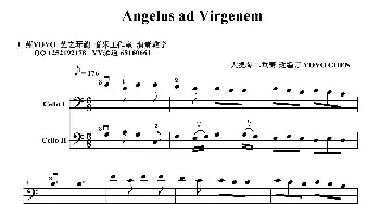 Angelus ad Virgenem_歌曲简谱_词曲: