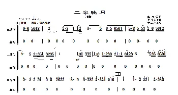 二泉映月_歌曲简谱_词曲: 华彦钧曲、彭修文改编