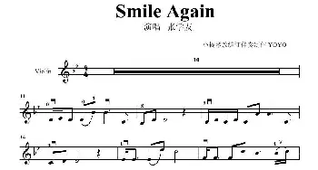 Smile Again玛利亚_歌曲简谱_词曲: