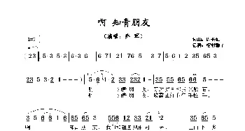 ​啊 知青朋友_歌曲简谱_词曲:周长征 周长征