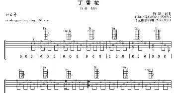 丁香花_歌曲简谱_词曲:唐磊 唐磊