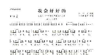 ​我会好好的_歌曲简谱_词曲:印子月 印子月