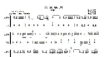 二泉映月_歌曲简谱_词曲: 华彦钧曲、彭修文改编