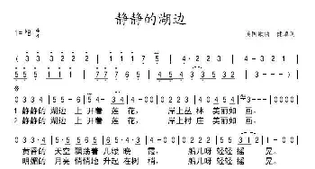 静静的湖边_歌曲简谱_词曲: