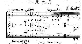 二泉映月_歌曲简谱_词曲: 华彦钧曲、林华填词编曲