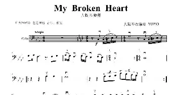 My broken heart_歌曲简谱_词曲: