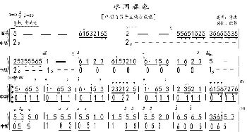 枣园春色_歌曲简谱_词曲: 高明