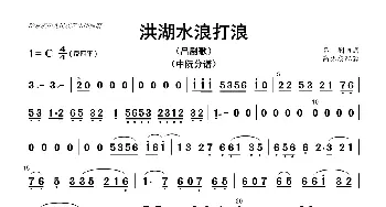 洪湖水浪打浪_歌曲简谱_词曲: 高振忠配器