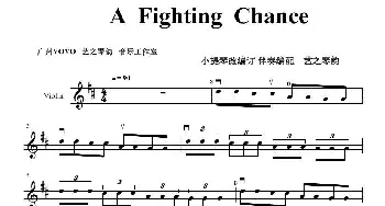 A  Fighting  Chance_歌曲简谱_词曲: