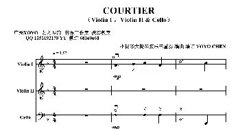 Courtier_歌曲简谱_词曲: