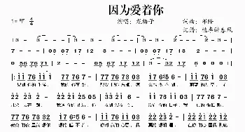 因为爱着你_歌谱投稿_词曲:祁隆 祁隆