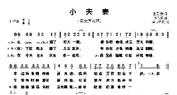 小夫妻_歌谱投稿_词曲:陈静楠 方文良