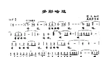 多彩哈达_歌谱投稿_词曲:苟天林 美朗多吉