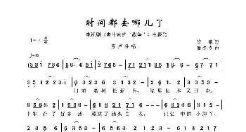 时间都去哪儿了_歌谱投稿_词曲:陈曦 董冬冬