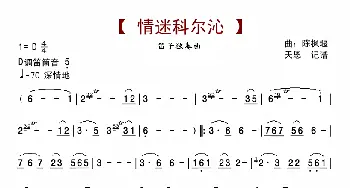 情迷科尔沁_歌谱投稿_词曲: 陈枫堰