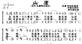 [秘鲁]山鹰_歌谱投稿_词曲:秘鲁民歌 林蔡冰译配 秘鲁.罗勃斯编曲、群之编合唱