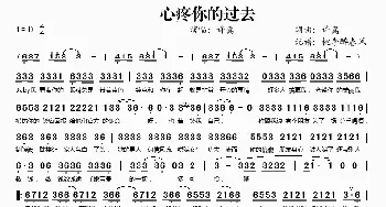 心疼你的过去_歌谱投稿_词曲:许嵩 许嵩