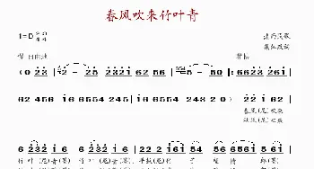 春风吹来竹叶青_歌谱投稿_词曲: