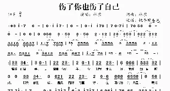 伤了你也伤了自己_歌谱投稿_词曲:杜歌 杜歌