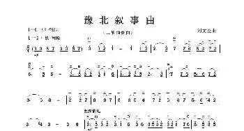 豫北叙事曲_歌谱投稿_词曲: 刘文金