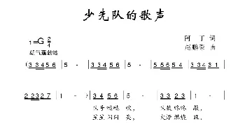 少先队的歌声_儿歌乐谱_词曲:阿丁 赵鹏豪