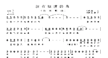 没有翅膀的鸟_通俗唱法乐谱_词曲:王文 乐做伴