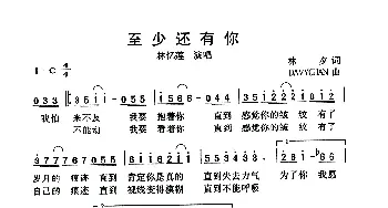 至少还有你_通俗唱法乐谱_词曲: