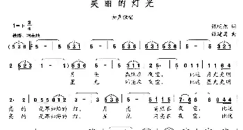 美丽的灯光_美声唱法乐谱_词曲:张明旭 张建国