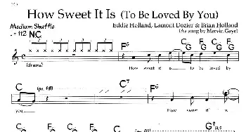 How Sweet It Is_外国歌谱_词曲: