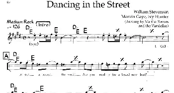 Dancing in the Street_外国歌谱_词曲: