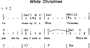 White Christmas(美国)_外国歌谱_词曲: