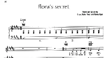 FLORA'S SECRET _外国歌谱_词曲: