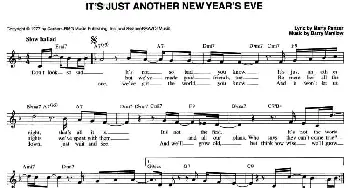 IT'S JUST ANOTHER NEW YEAR'S EVE_外国歌谱_词曲: