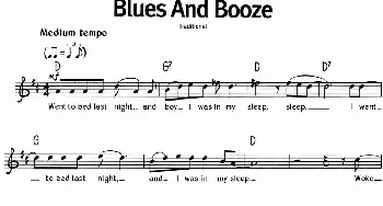 蓝调音乐：Blues And Booze_外国歌谱_词曲: