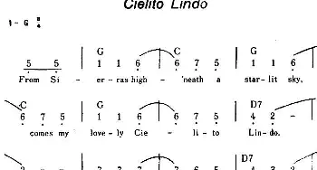 Cielito Lindo(美国)_外国歌谱_词曲: