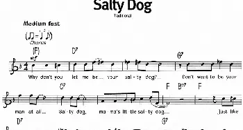 蓝调音乐：Salty Dog_外国歌谱_词曲: