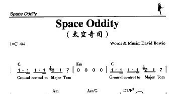 Space Oddity_外国歌谱_词曲: