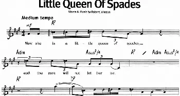 蓝调音乐：Little Queen Of Spades_外国歌谱_词曲: