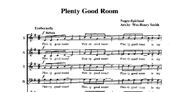 Plenty Good Room_外国歌谱_词曲: