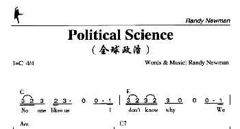 Political Science_外国歌谱_词曲: