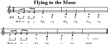 Flying To The Moon_外国歌谱_词曲: