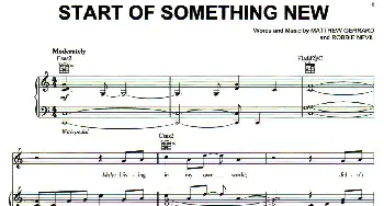 Start Of Something New(美国)_外国歌谱_词曲: