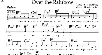 Over the Rainbow_外国歌谱_词曲: