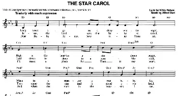 THE STAR CAROL_外国歌谱_词曲: