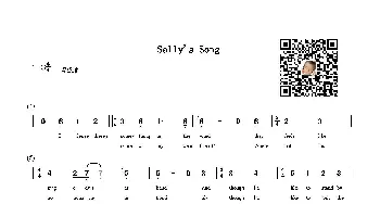 Sally's Song_外国歌谱_词曲: Kevin Riepl