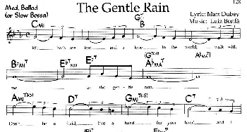 The Gentle Rain_外国歌谱_词曲: