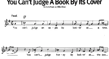 蓝调音乐：You Can't Judge A Book By Its Cover_外国歌谱_词曲: