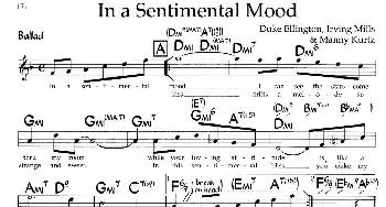 In a Sentimental Mood_外国歌谱_词曲: