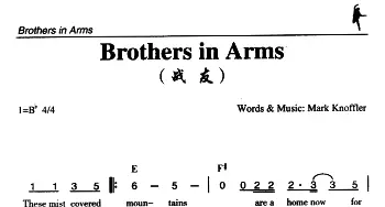 Brothers in Arms_外国歌谱_词曲: